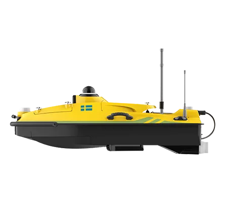 Embarcación HydroBoat 1200MB para batimetría, levantamientos hidrográficos y monitoreo acuático en Chile – BMP Renta